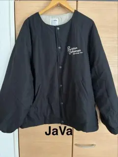 新品《JaVa ジャバコラボ》ブルゾン ジャケット ブラック Lのサムネイル