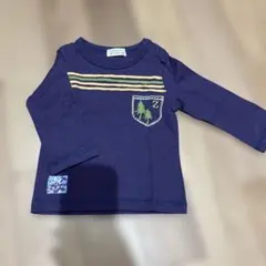 zùppà di zùcca 長袖Tシャツ 80 ネイビー 男の子　紫のサムネイル