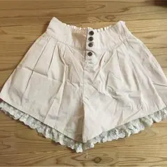 裾レース キュロットのサムネイル