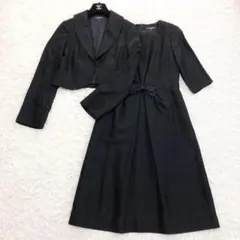 【最高峰美品✨️LANVINNOIR ブラックフォーマル】 東京ソワール 40