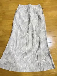 earth music&ecology グレー フレアスカート F