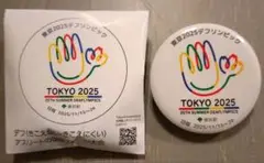 【新品】東京2025デフリンピック　缶バッチ1個