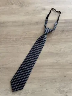 子供用 ネイビー ストライプ ネクタイ