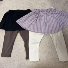 スカート付きレギンス2点セット