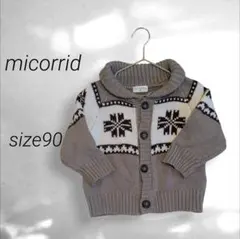 ノルディック柄ニット 90 アウター おしゃれ可愛い✩