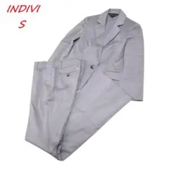 INDIVI インディヴィ ジャケットセットアップ 36 S グレー
