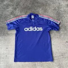 アルゼンチン代表型 adidas ゲームシャツ センターロゴ ストライプ
