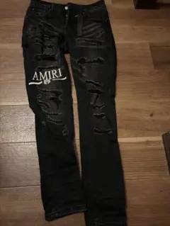 m*s様 AMIRI ダメージ加工 ブラックデニム