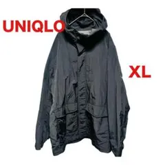UNIQLO ユニクロ　ブラック　フード付きジャンバー　XL 2L