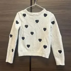 Ｈ＆Ｍ　ハート　ニット　セーター　女の子　EUR 110 CN120