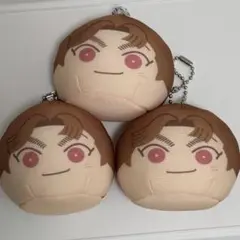 忍たま　おまんじゅう　にぎにぎマスコット肆　田村三木ヱ門　3点