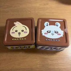 チロルチョコ ちーかわ キャラクター缶 2種セットのサムネイル