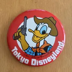 東京ディズニーランド ドナルドダック 缶バッジ