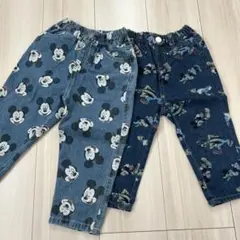 ミッキーマウス デニムパンツ 90㎝