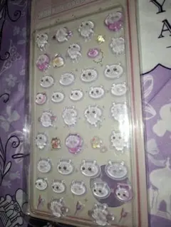 t*！様 【海外製】ボンボンドロップシール風 ぷっくりシール