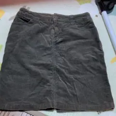 レディース　スカート　コーデュロイ