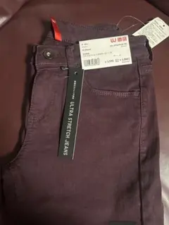 UNIQLOユニクロ　ウルトラストレッチジーンズ　22(56㎝) ボルドー