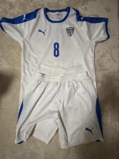飯塚高校Puma サッカーウェアセット 番号8付き