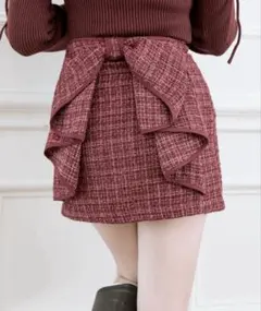 新品未使用 OLIVE des OLIVEツイード ミニスカート