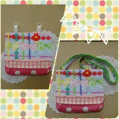 【ハンドメイド】2way☆ショルダー付き移動ポケット
