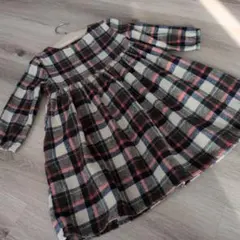 PAIRMANON チェック柄ワンピース 100cm