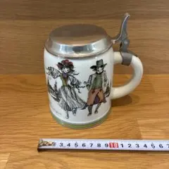 ブルーオニオン 蓋付きビアマグ 陶器製 フッチェンロイター ブルーオニオン 蓋付きビアマグ - メルカリ