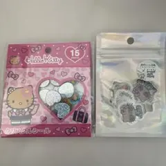 【正規品】サンリオおはじクリスタルシール＆オーロラホログラム　ギャルキティ