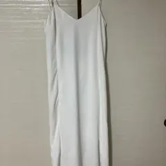 お買い得スナイデルキャミロングワンピース白