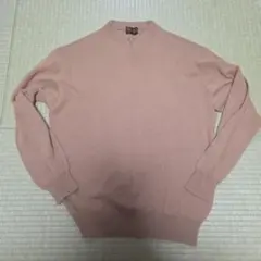 ROSSO CAVALLI カシミア100 L相当 キャメル ケーブルニット