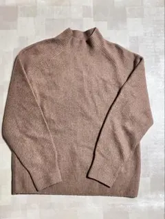 UNIQLO＊ハイネック リブ編み セーター M