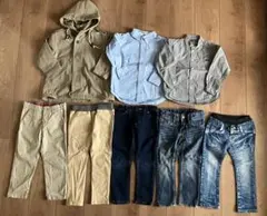 男の子 キッズ アウター シャツ ズボン 春秋 100センチ まとめ売り セット