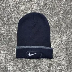 90s NIKE beanie Knit cap Big Swoosh Y2K