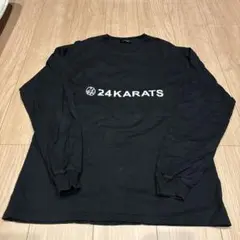 24KARATS ロングスリーブTシャツ ブラック
