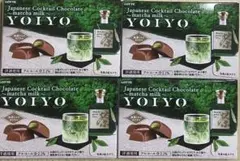 ロッテのJapanese Cocktail Chocolate抹茶ミルク味の4箱のサムネイル