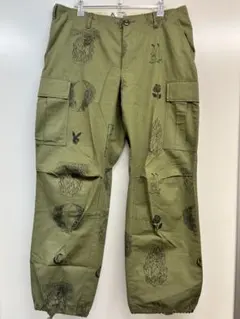 CHALLENGER タトゥー風プリントカーゴパンツ Size Lのサムネイル
