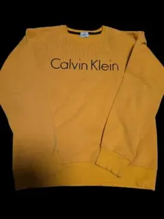 Calvin Klein ロゴ スウェット イエロー