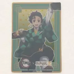 竈門炭治郎 Joyfull x 鬼滅の刃 ステッカー クリアカード コラボ