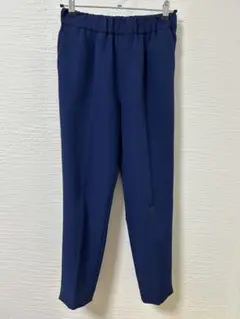 パシオーネ　ネイビー スリムフィットパンツ サイズ38
