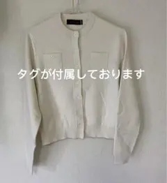 CABaN コットンカシミヤ クルーネックカーディガン