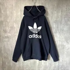 【人気デザイン！】アディダス フーディー ラグラン ゆったり トレフォイル