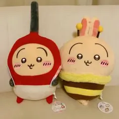 ちいかわ 誕生日BIGぬいぐるみ チャッカマンうさぎ ハチさんBIGぬいぐるみ