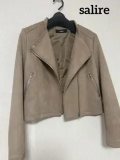 美品　salire 春アウター　ブルゾン