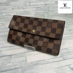 極美品 50 LOUIS VUITTON ルイヴィトン 長財布 二つ折り vy7 - メルカリ