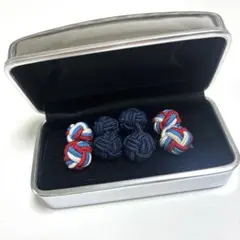 カフス　2セットまとめ売り カフリンクス　ケース付