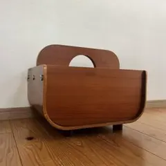Vintage ミッドセンチュリー 北欧 ポストモダン マガジンラック 民藝