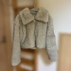 しまむら　SORSA M エリツキ　フェイクファー　ジャケット　コート