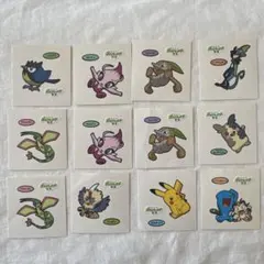 ポケットモンスター　ポケモン　デコキャラシール　12枚