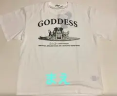 茅ヶ崎ゴッデス◆TEAM GODDESS Tシャツ◇フレンチブルドッグ●L●白のサムネイル