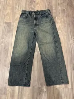 GU バギージーンズ　66BLUE 30サイズ（76センチ）　ワイドデニムのサムネイル