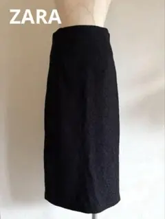ZARA タイトスカート　ロング　総レース　スリット入り　サイズM
